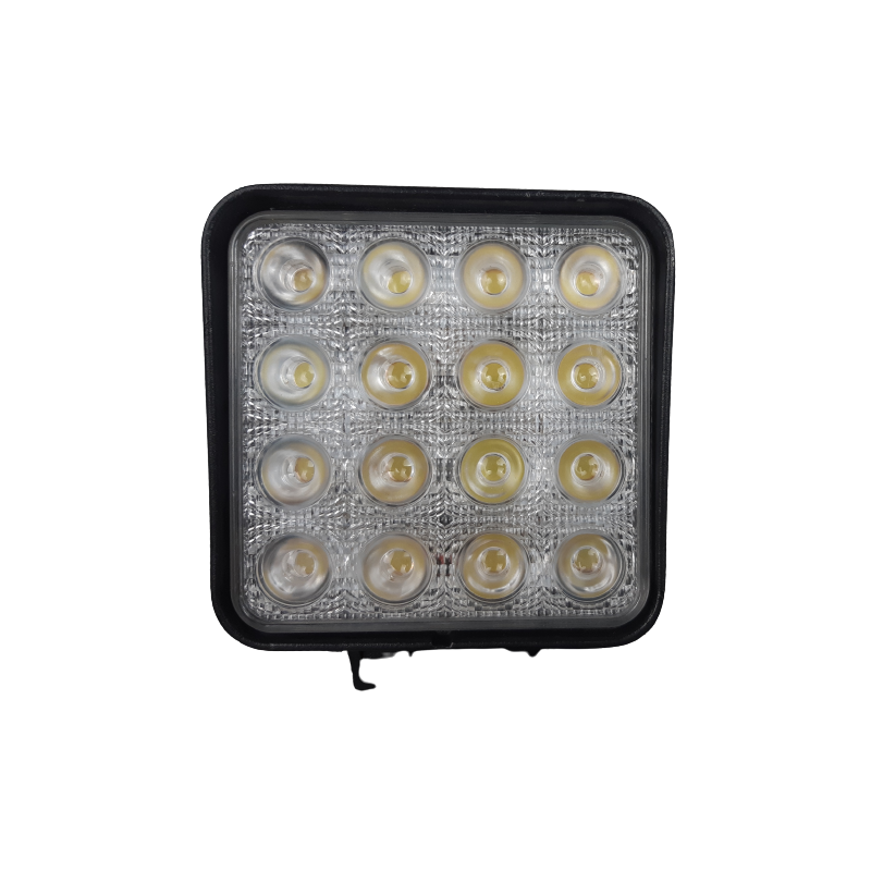 Lampa robocza LED kwadratowa 3600 Lumenów 12/24V 16x3W  28768 Sparex_Agroskład