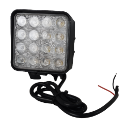 Lampa robocza LED kwadratowa 3600 Lumenów 12/24V 16x3W  28768 Sparex_Agroskład