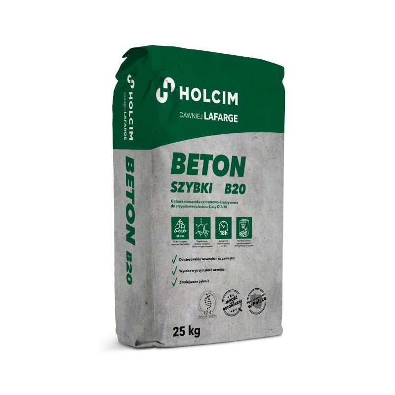 beton w worku B20 Holcim